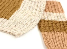 Name It strikbluse toasted coconut